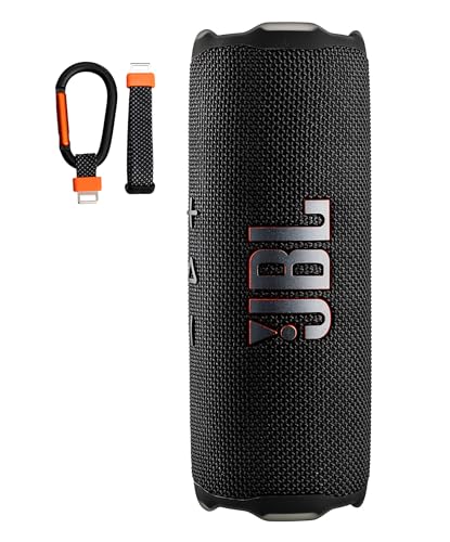 Image of JBL FLIP 7 (Black) Waterproof Portable Speaker Bundle with X-Halo Hardcase (Black)