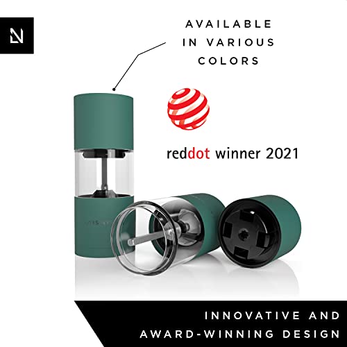 Lars Nysøm Salt And Pepper Grinder Set I Salt And Pepper Mills With Adjustable Ceramic Grinder 2 Pieces I Manual Design Spice Grinder Set I Bayberry #TOP4