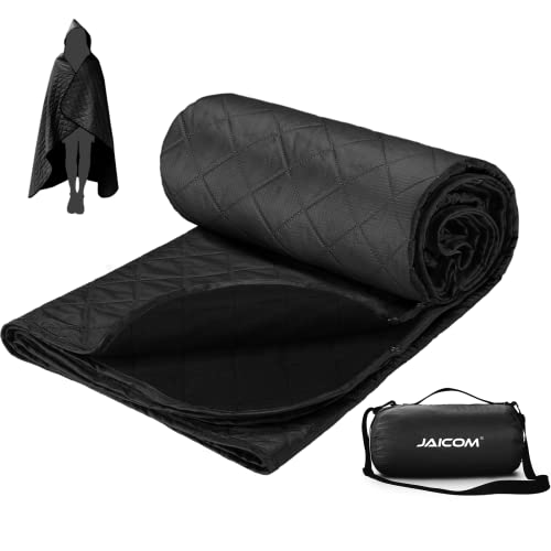 JAICOM Outdoor Decke, wasserdichte Schafwoll-Picknickdecke, 140 x 200 cm...