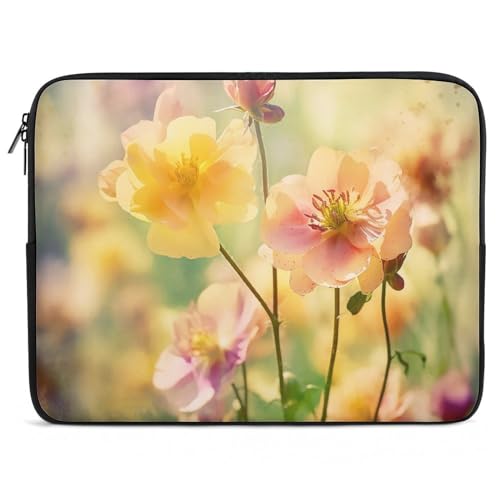 Funda para Laptop 10 Pulgadas con Diseño de Flores miniatura 1