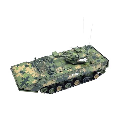 FMOCHANGMDP Tank Diecast Plastic Model, 1/72 Scale PLA ZBD-05 Amphibious Tank Jungle Digital Model, Adult Toys and Gift,7.3 x 1.7Inchs