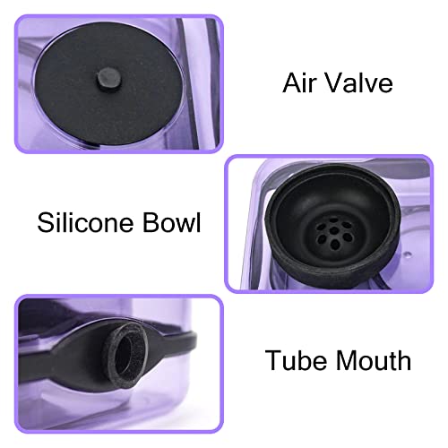 HUAPOPMU Tragbare transparente Acryl-Shisha-Box wie ein Buch Shisha-Set Nargile Shisha Narguile Chicha Cachimbas Shisha… – Bild 5