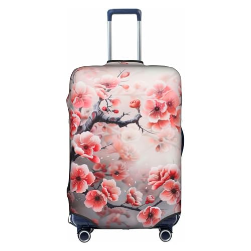 Housse de bagage fleurs de cerisier extensible et lavable pour la protection de valise