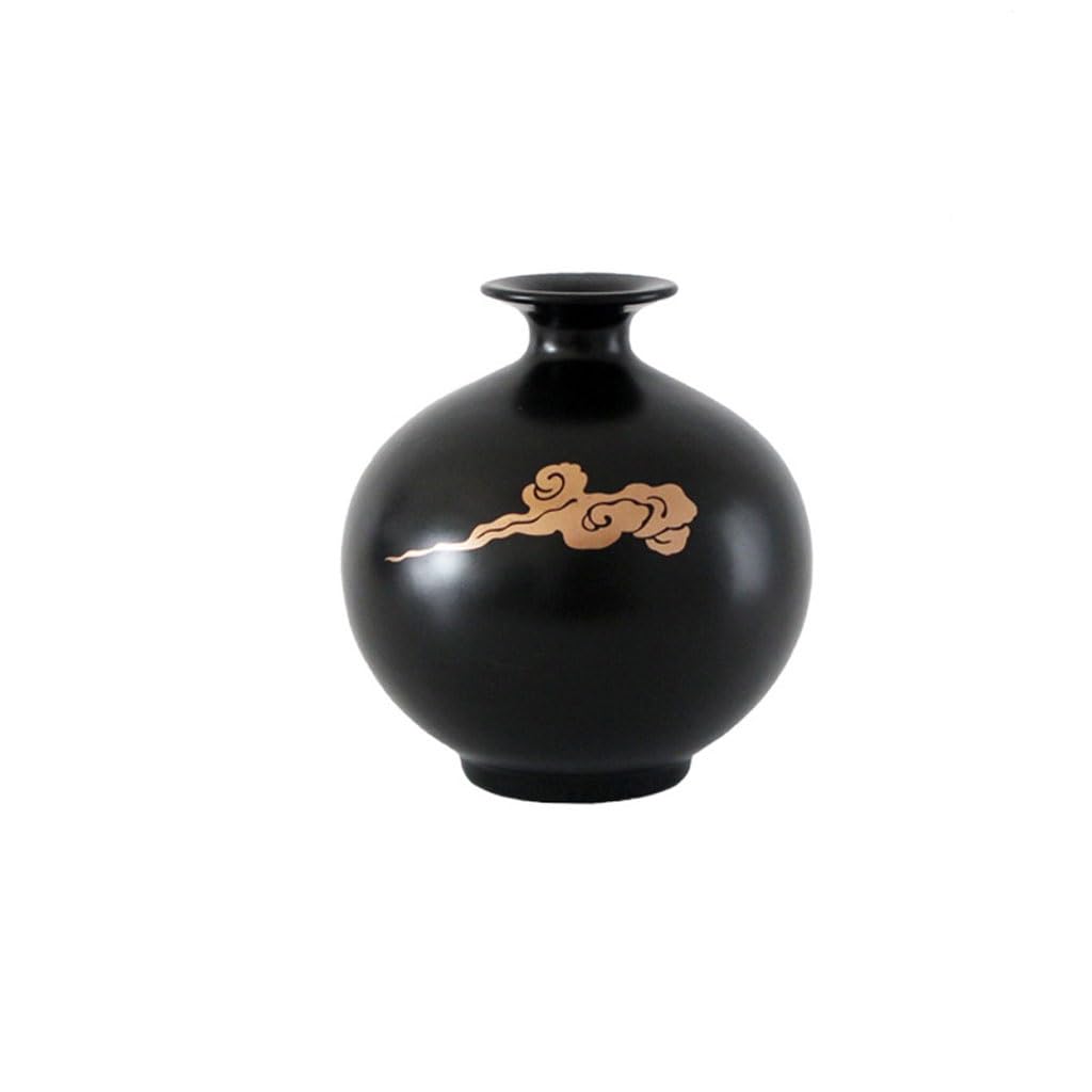 Gfhtrely A Vase Vase Living Room Flower Rrangement Merican Style Entrance Wine Cabinet Ceramic Dining Table Creative Insert Dried Flowers Ornaments Flower(A)