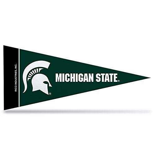 Image of Rico Industries NCAA Mini Pennant Set 4 inch x 9 inch Felt Mini Pennant Team Set (Includes 8 Pieces)