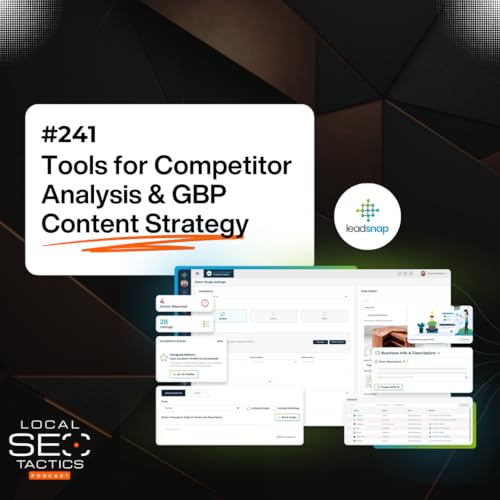 Tools for Competitor Analysis & GBP Content Strategy - 241 cover art