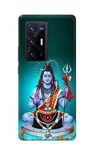 Image of Printed Hard Back Cover Case for Vivo X70 Pro Plus | Vivo X70 Pro+ Back Cover (Lord Shiva) -1803