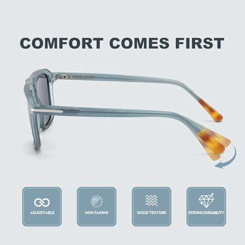 Distinctive Acetate Polarized Sunglasses Men Women Scratch Resistant/Anti-Oil Pollution/Anti-Corrosion Lens4