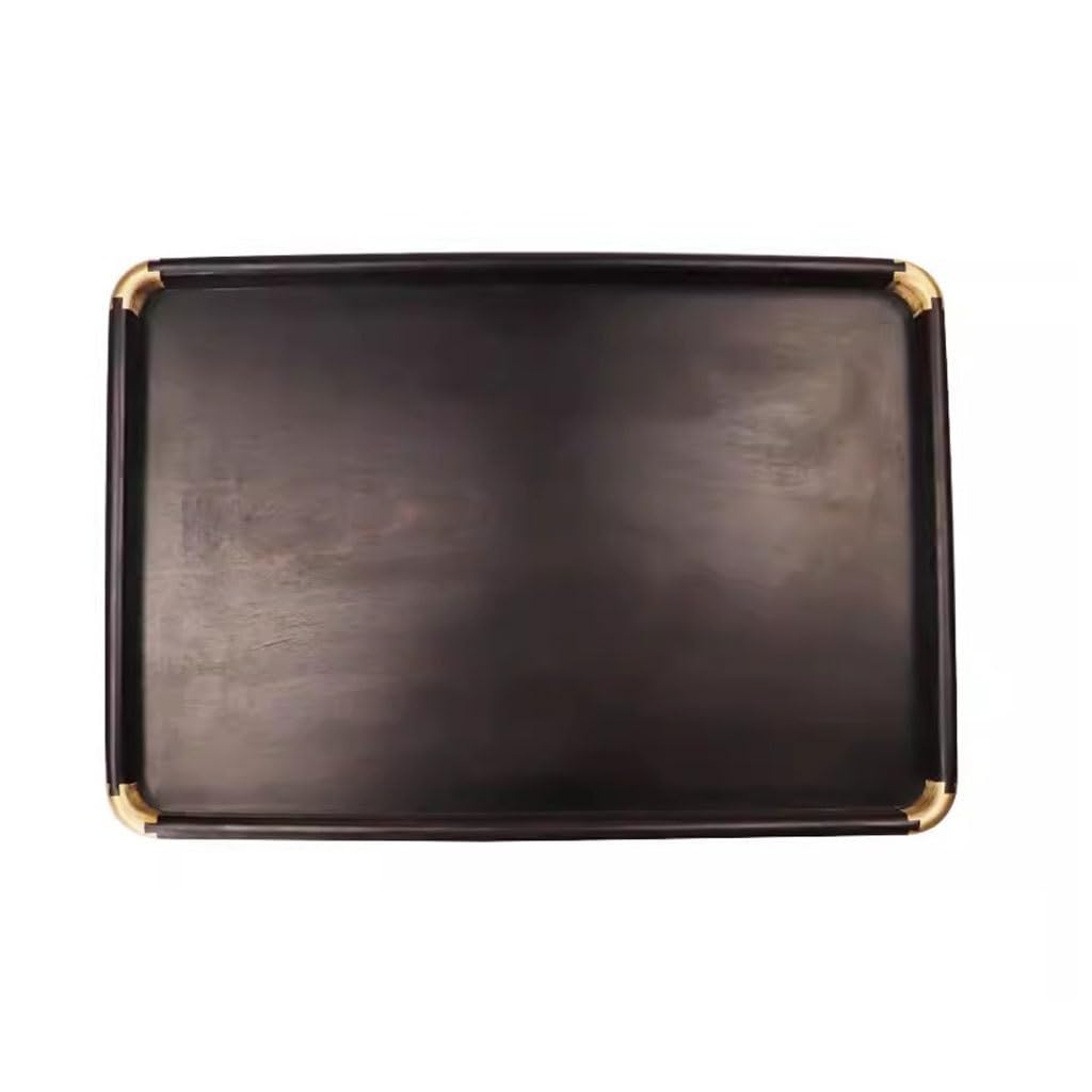 Bandejas Servir Comida Bandeja de té for el hogar, Bandeja Almacenamiento Aperitivos y la Tarde pequeña, Servicio Comedor Rectangular for Restaurante Mesa Cama | C