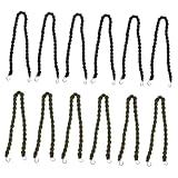 WOONEKY 伸縮性ブーツバンド 12個パック ハイキングレギンスロープ ブーツ用品 軽量ブーツロープ ブーツ用ロープ 靴固定ロープ