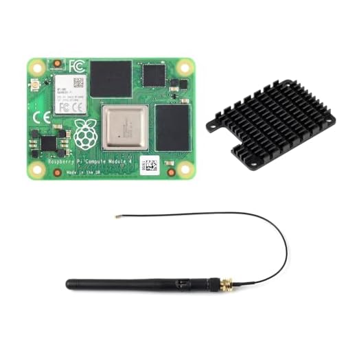 Waveshare Compute Module 4 The Power of Raspberry Pi 4 in A Compact Form Factor 8GB RAM 32GB eMMC Flash with WiFi