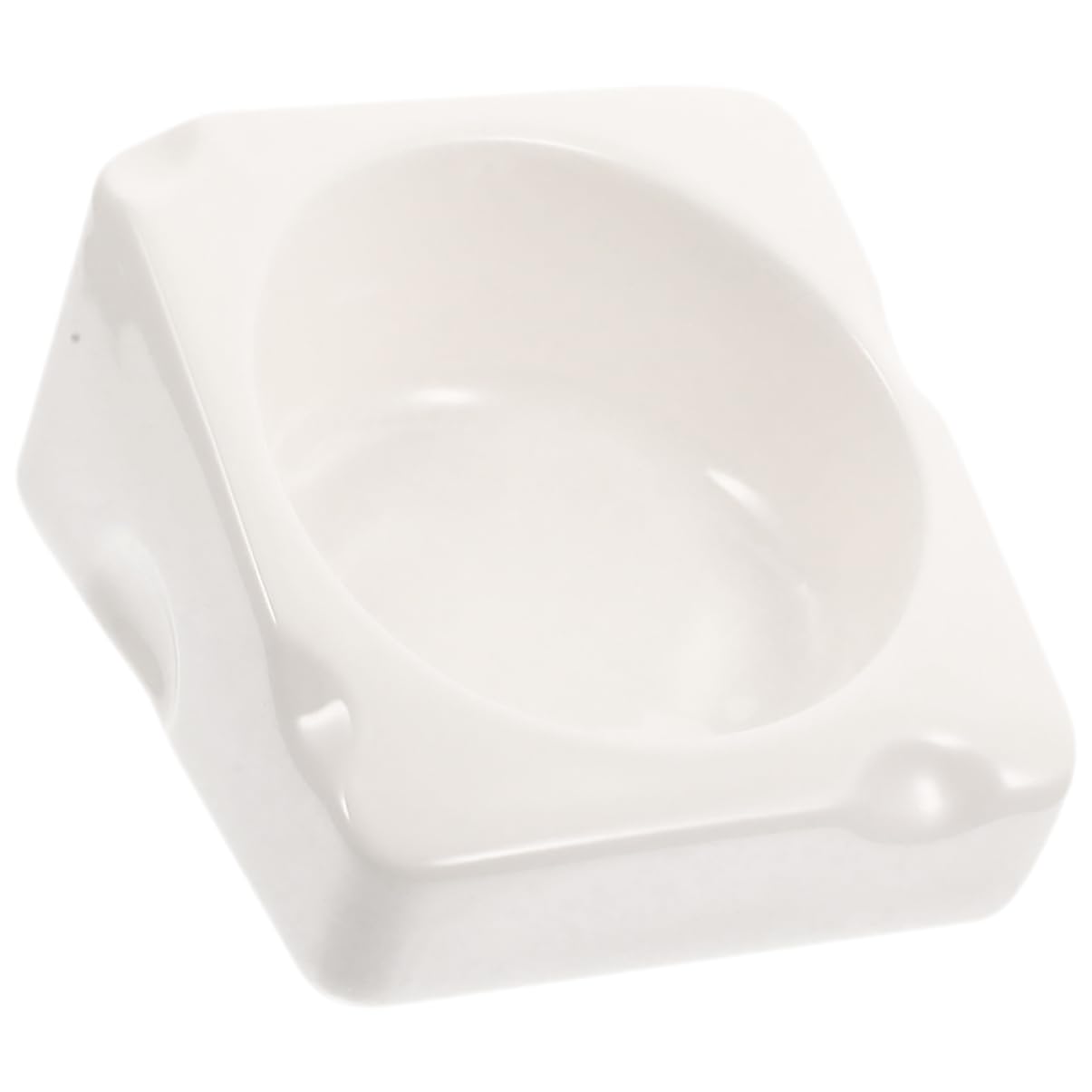 Mikikit Ceramic Chinchilla Feeding Bowl Non Tip Snack Dish for Hamsters Gerbils and Pets Easy to Clean Sturdy Base for Comfortable Dining Experience