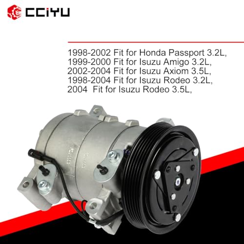 Image of CCIYU AC Compressor w /Clutch for Isuzu Rodeo 3.5L 2004
