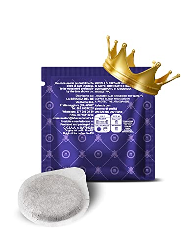 La Bevanda Del Rè - 150 Caffe Cialde ESE 44MM, Caffè Cialde Miscela CORPOSA, Compatibili Con Macchina Caffe Cialde Caffe… - immagine 3