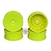 DE Racing Speedline Buggy Wheels-Assoc B6/Kyosho RB6/Front/Yellow/4pc SB4AFY