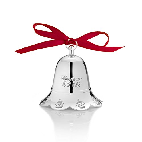 Towle 35th Edition 2015 Plated Music Bell Ornament, Silver