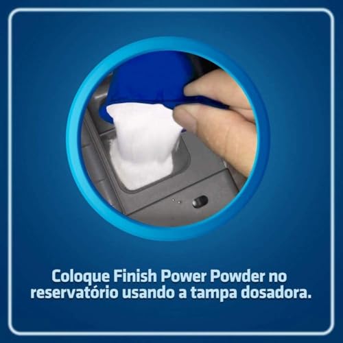 Combo Especial Finish para Máquina Lava-Louças Pratos Multimarcas com Detergente em Pó 1Kg, Sabão em