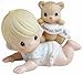 Precious Moments,  The Sweetest Baby Boy, Bisque Porcelain Figurine, Boy, 101500