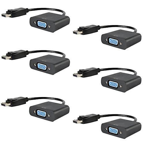 Adaptateur DP vers VGA avec connecteurs plaques pour un signal video stable