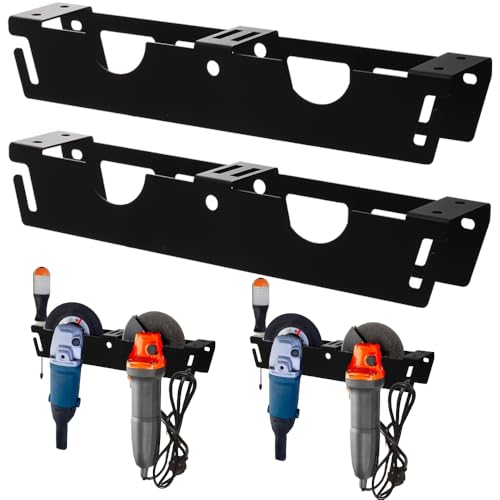 SOUJOY Angle Grinder Holders 2 Pack Wall Mounts