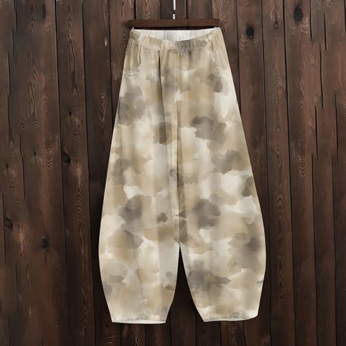 Palazzo Pants for Women Novelty Tie Dye Print Hippie Wide Leg Pants Trousers Lounge Casual Lantern Harem Pants3