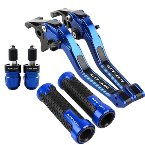 Poignées moto et leviers pour Yamaha MT-07 en aluminium usiné de haute qualité