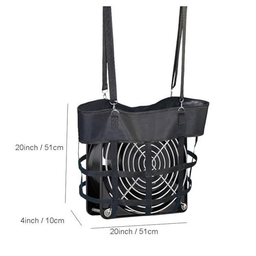 Sunisfa Box Fan Holder Hanging Horse Stall Fan Bag Stable Supplies Bring Nylon Multi Purpose