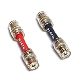 WJSTN Banana Plug Adapter, Multifunctional Socket, 4mm Female to Female Extension Amplifier Terminal Connector Binding Post Banana Plug Jack Multifunctional Socket Adapter 2Pack