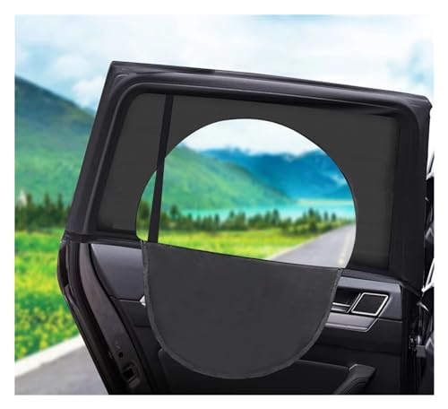 Pare-soleil voiture moustiquaire lunette arrière protection amovible anti-UV