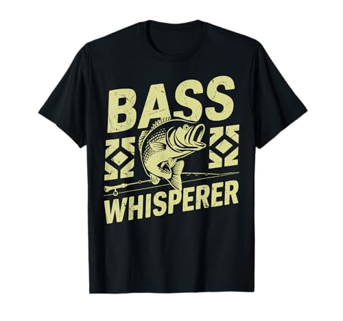 Bass Whisperer Pesca de lubina Camiseta