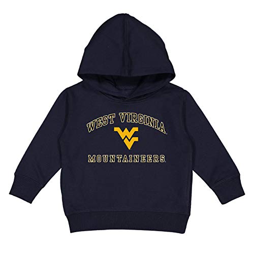College Kids West Virginia Mountaineers NCAA Toddler Pullover Fleece Hoodie (5/6T) Navy