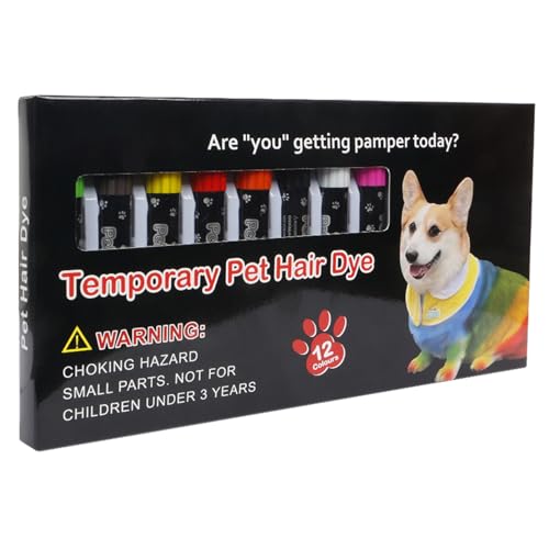 Tintura para pelos de perro, bolígrafos de pintura lavables sin peligro para colores, marcadores de tintura para estilo Cosplay, lápices no dañan el cabello y son fáciles de lavar. Pluma D