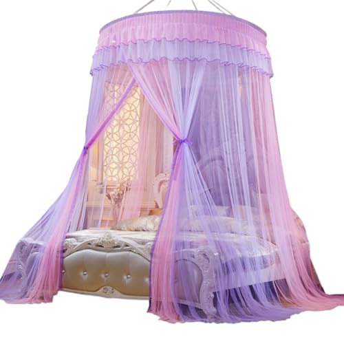 Moustiquaire de lit dôme robuste en polyester anti-insectes