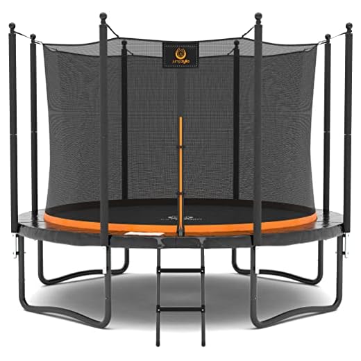 JUMPZYLLA New Trampoline for Kids and Adults 10 FT, 12 FT, 14 FT - Recreational Outdoor Trampoline with Net - Straight Pole Fun Exercise ASTM Approved