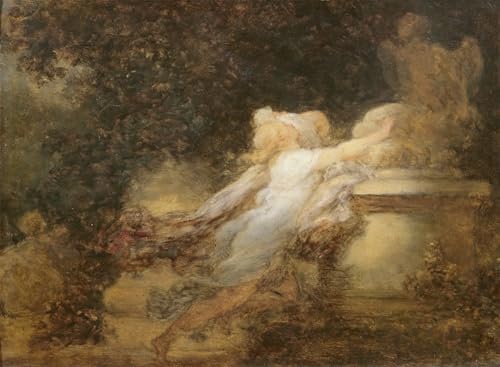 Poster graffiti Fragonard sublime le mur de votre salon contemporain avec élégance et audace