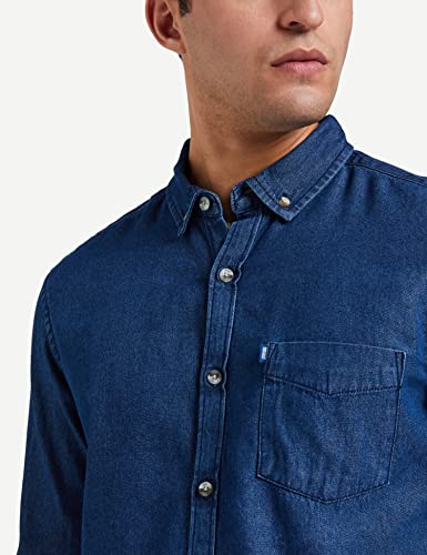 Image of Amazon Brand - INKAST Men's Solid Slim Fit Casual Shirt