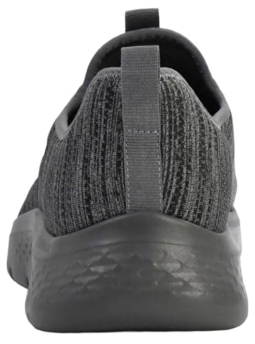 Image of Skechers Men Pull On Walking Shoes | Air-Cooled Goga Mat Insole, Ultra Go Cushioning, Soft Stride Foam, Flex Pillars, Bungee Laces, Vegan
