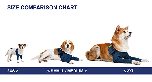MPS Medical Pet Shirt - TAZ2, Doppelte vordere Beinmanschette für Hunde, M