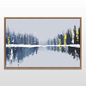 signwin Framed Canvas Wall Art Abstract Ocean Seascape...