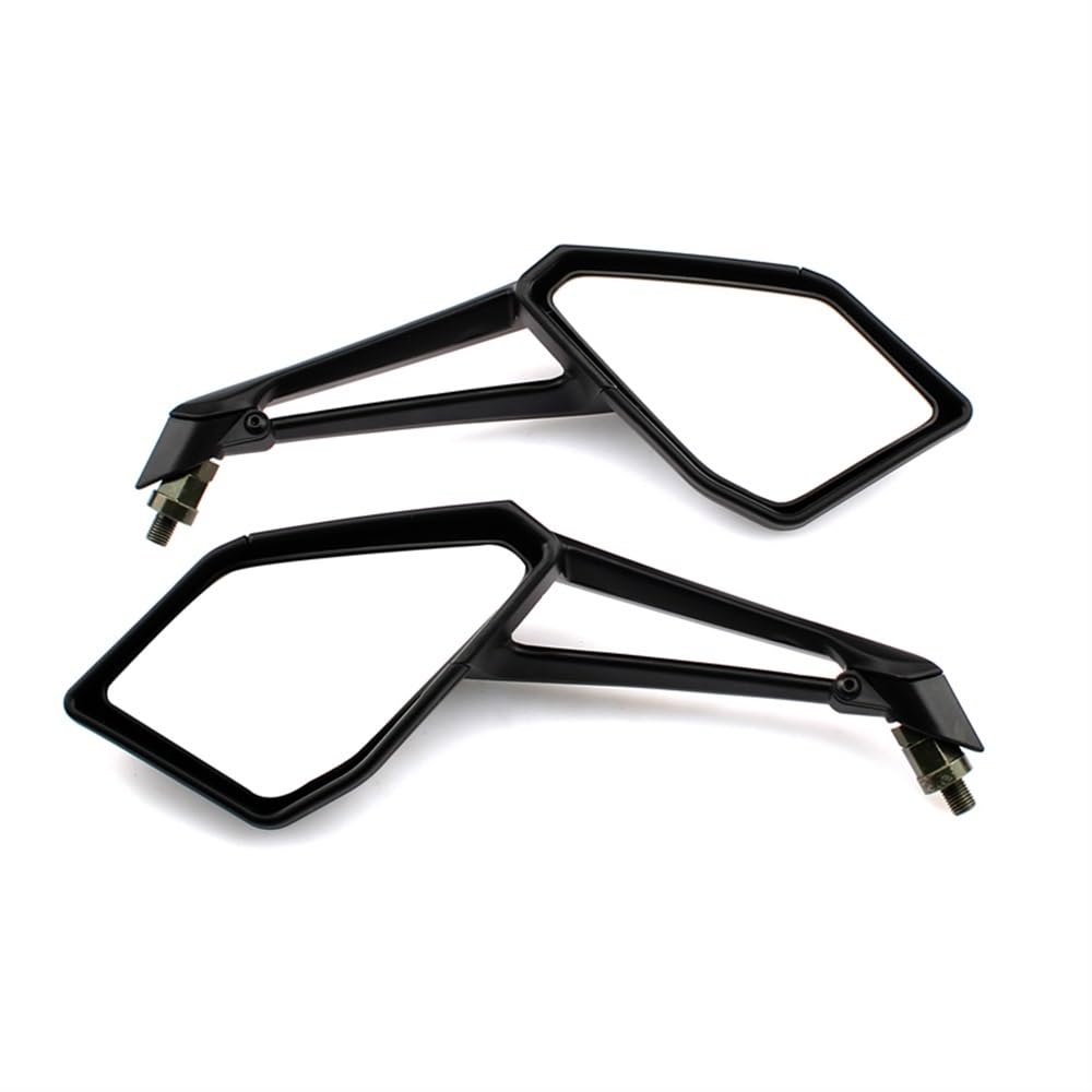 Rétroviseurs de moto noirs pour Kawasaki Z1000 anti-vibration et grand angle 14-22