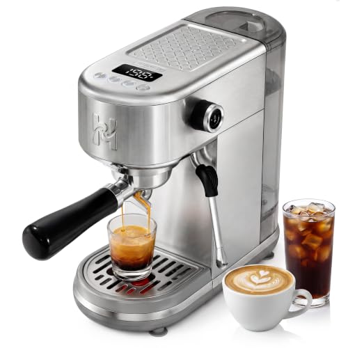 HIBREW H10B Lite Programmable Espresso Machine with LED Display