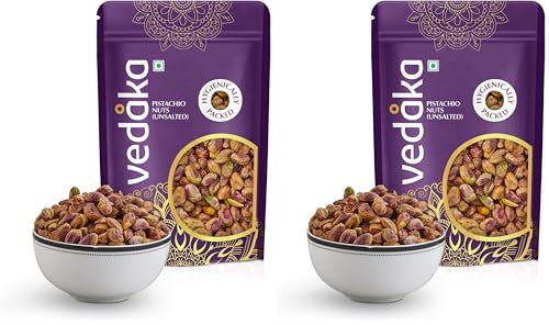 Image of Amazon Brand - Vedaka Whole California Pista Kernels | 250G | Unsalted | Without Shell (Pack of 2)
