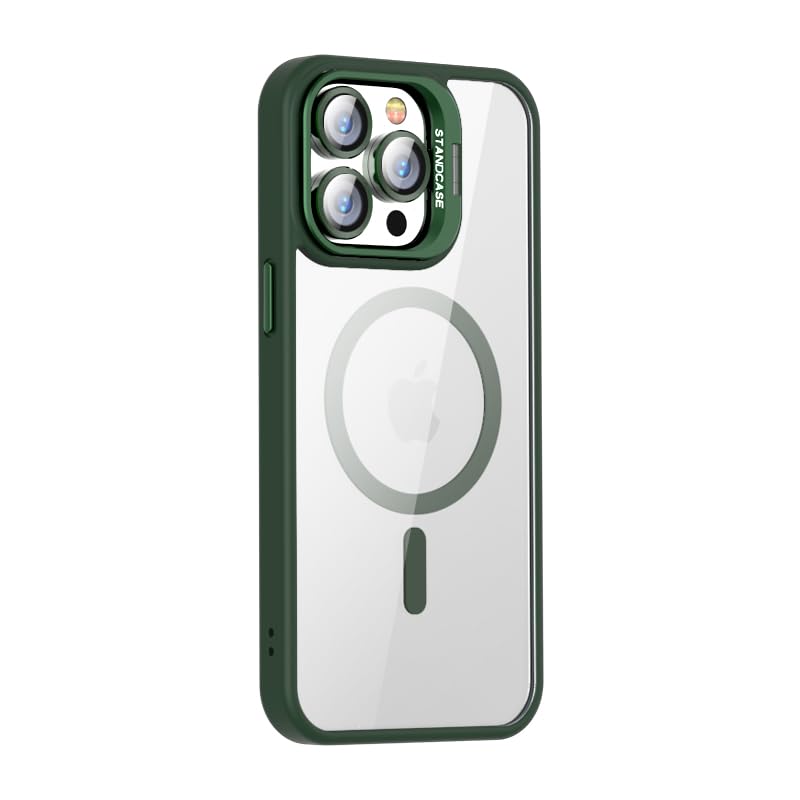 Gueche Custodia per iPhone 12 Pro Max, custodia trasparente con morbida cover in silicone, custodia bumper trasparente, compatibile con la ricarica wireless, supporto per bicicletta