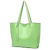 Womens-Soft-Faux-Leather-Tote-Shoulder-Bag-from-Dreubea-Big-Capacity-Tassel-Handbag Dreubea Women's Soft Faux Leather Tote Shoulder Bag from, Big Capacity Tassel Handbag Green-cro