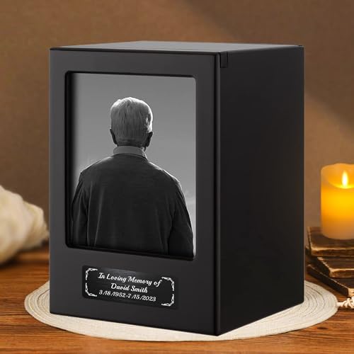 Image of Engraved Name Plates, 1 inch x 3 inch Personalized Name Plate, Trophy Plates Engraved, Brass Plaque, Custom Name Plate for Urn, Brass Name Plates with Adhesive Backing(Round Corner-Black, 3x1 in)