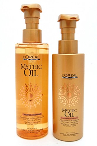 L'OREAL PROFESSIONAL MYTHIC OIL Shampoo 8.5oz and Conditioner 6.42oz
