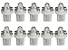 Produktbild LED-Mafia 10X Halogen B85d BAX10D Round Heat Tachobeleuchtung Set - weiß blau rot (weiß)