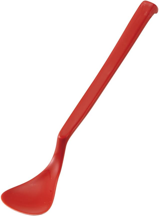KOYO 50140086 Koyo Ceramic, Red, Handy Spoon, Mino Ware, Dishwasher Safe, Made in Japan
