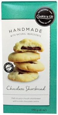 CookieItUp,12 Chocolate Shortbread Cookies, 170g Box
