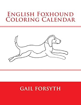 English Foxhound Coloring Calendar